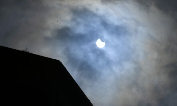 The partial solar eclipse can be seen from around 10am today. Image: Chris Sumner.