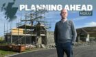 Cabrach Trust CEO Jonathan Christie at the site of the distillery currently being built.