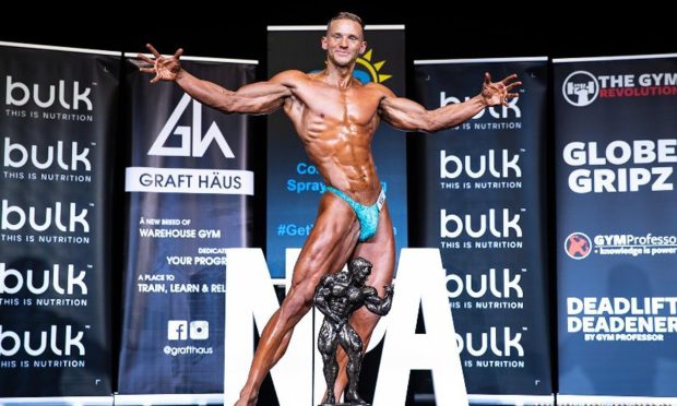 Robert Collie who won bodybuilding competition