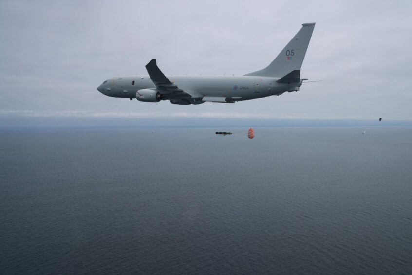 Poseidon P8 aircraft. BBC TV Critical Incident programme highlighted the rescue by the RAF in rough seas in the mid Atlantic. An Atlas A400 m and a Poseidon raced to the scene.