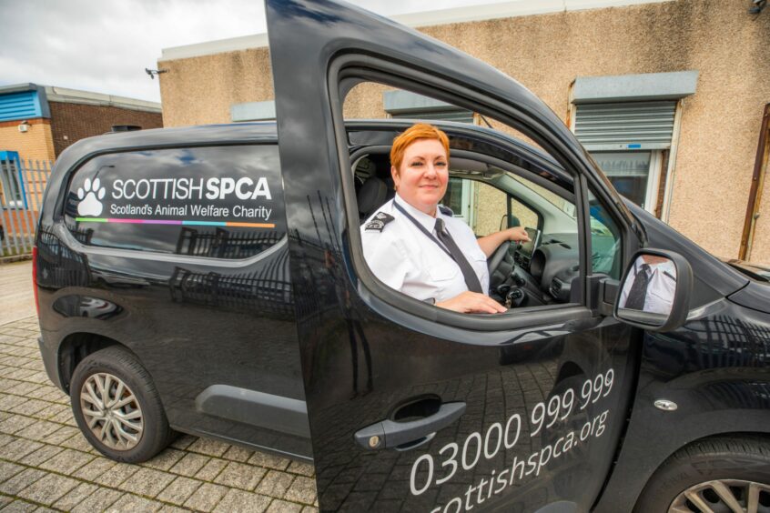 Inspector Lesley Boyce from the Scottish SPCA