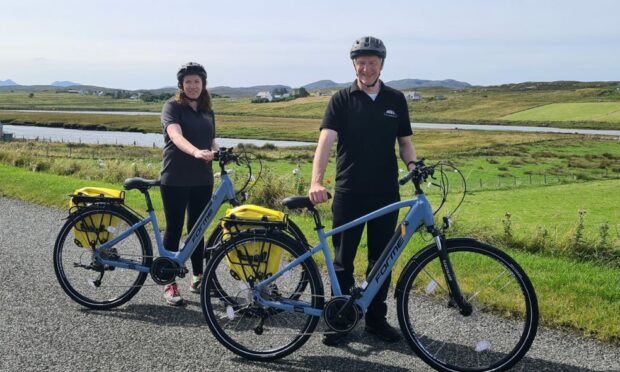The ebike hire scheme is being showcased during Community Land Week