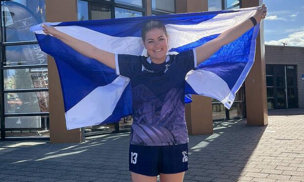 Primary school teacher Sarah Watson represented Scotland at the dodgeball European championships.