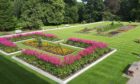 The beautiful summer bedding at Haddo House.