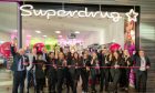 The ribbon is cut on new Union Square Superdrug. Image: Neil Gorton at Aberdeen Photo.