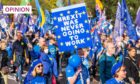 Anti-Brexit campaigners march in London in October 2022, six years after the referendum took place (Photo: Amer Ghazzal/Shutterstock)