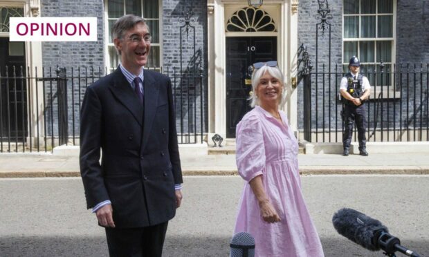 Jacob Rees-Mogg and Nadine Dorries of the Conservative Party, both loyal Boris Johnson supporters (Photo: Mark Thomas/Shutterstock)