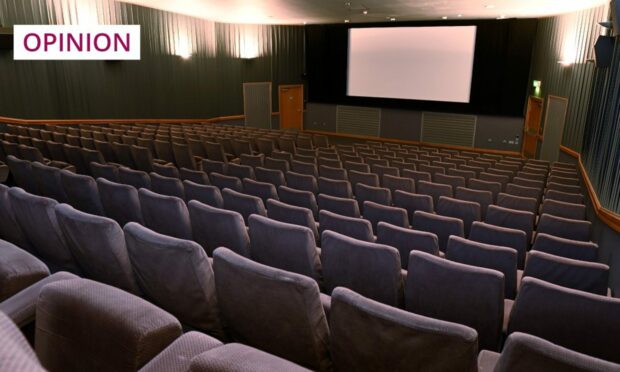 A cinema screen inside Aberdeen's Belmont Filmhouse (Photo: Kenny Elrick/DC Thomson)
