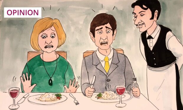 You might not always get what you bargained for when ordering in an unfamiliar language (Illustration: Helen Hepburn)