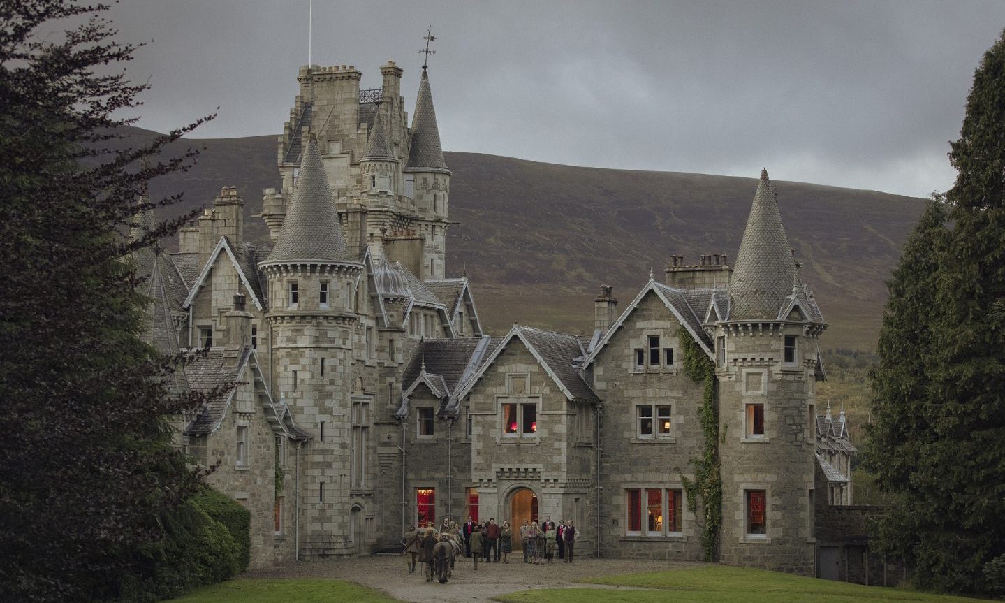 The grand building used as Balmoral Castle in The Crown