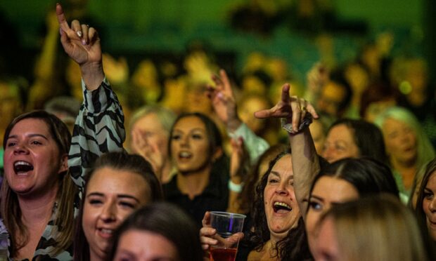 Crowds cheer on Boyzlife at Aberdeen Music Hall.