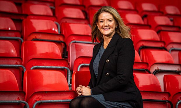 Aberdeen FC Community Trust chief executive Liz Bowie is eyeing expansion when the club moves to a new stadium. Whether that will be at the beach or at Kingsford remains to be seen. Image: Wullie Marr/DC Thomson