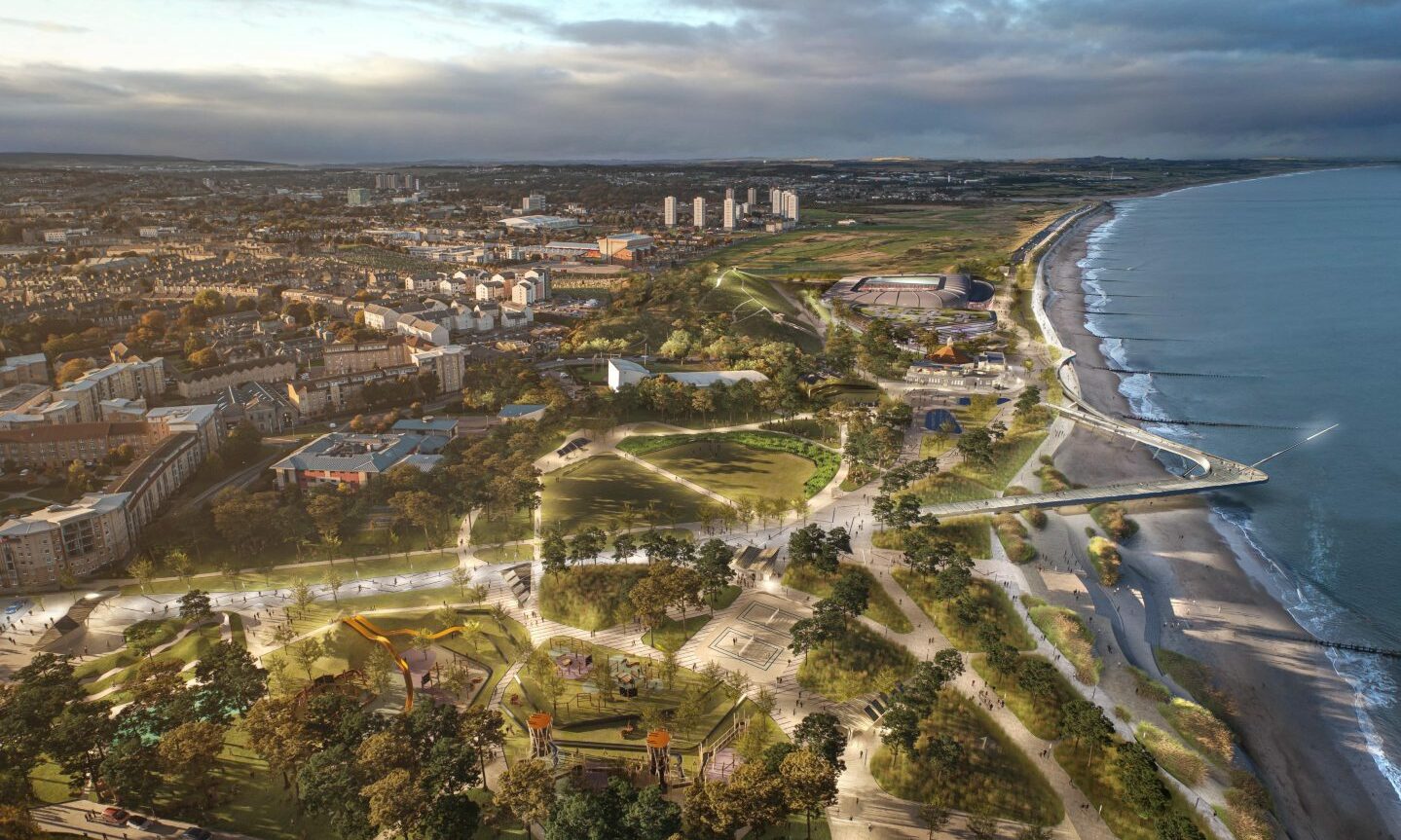 The new stadium is poised to spark the regeneration of the beach