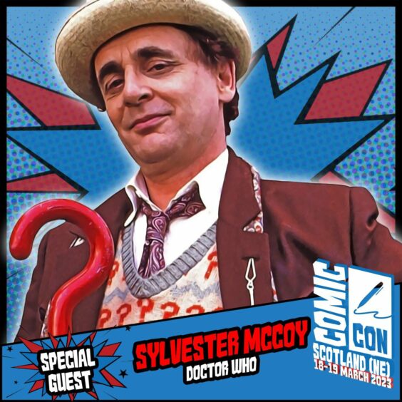 Sylvester McCoy, who is best known for playing the main character in Doctor Who, will soon be travelling to Aberdeen Comic Con.