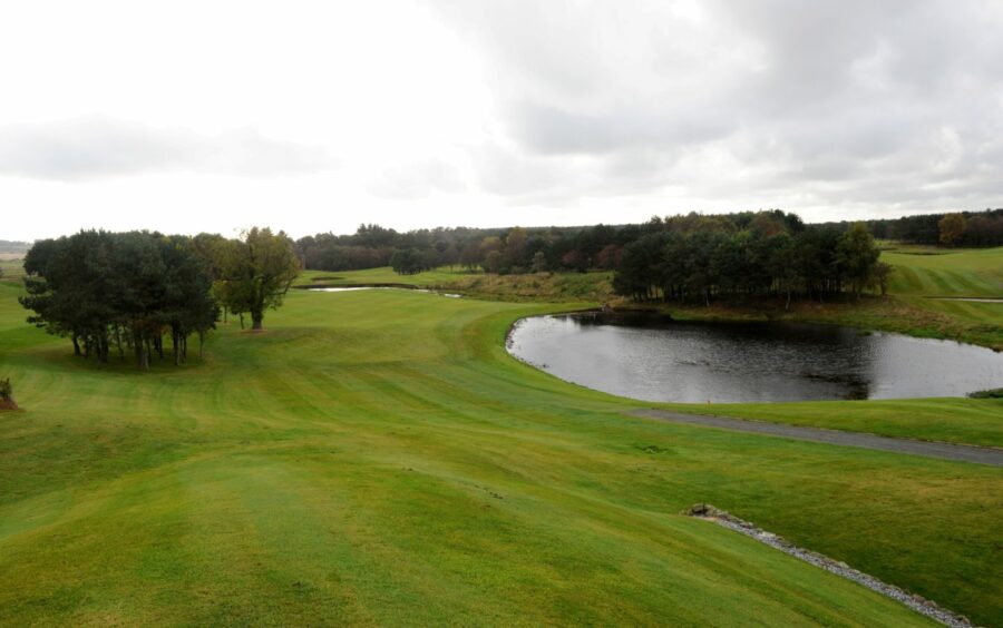 The 10th hole at Newmachar Golf Club. Image: Kath Flannery/DC Thomson