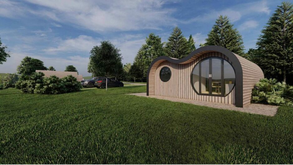 What the glamping pods could look like