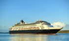 Lerwick harbour’s cruise season closed with the final visit of Nicko Cruises' Vasco De Gama. Image: Liam Slater