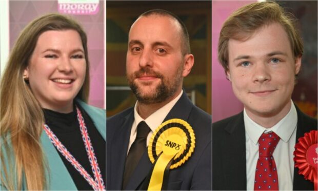 Amber Dunbar, Jérémie Fernandes and Lhanbryde Ben Williams. Image: Jason Hedges/DC Thomson