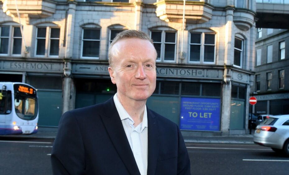 Aberdeen Inspired chief executive Adrian Watson has called for an emergency summit on Union Street in Aberdeen "before it's too late". Pciture by Jim Irvine/DC Thomson.