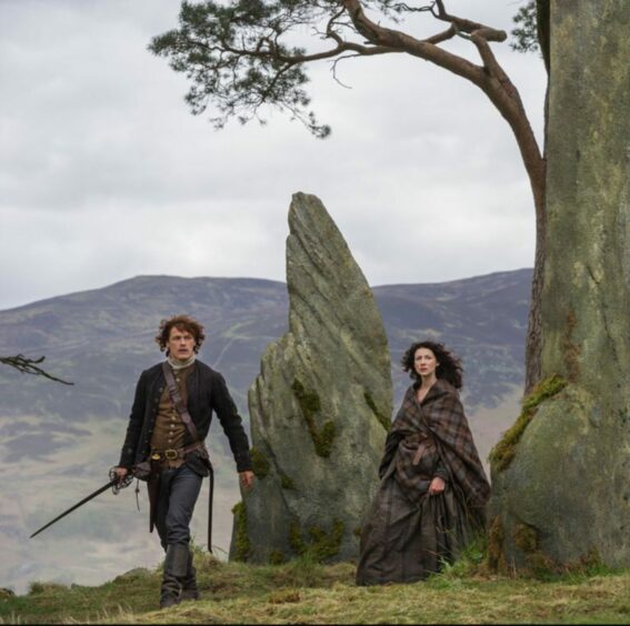 A scene from TV show Outlander.