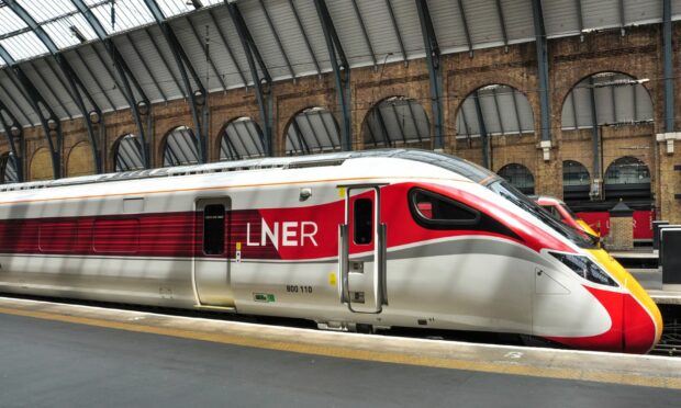 A number of LNER trains are not travelling further north than Edinburgh due to staff shortages. Image: Shutterstock.