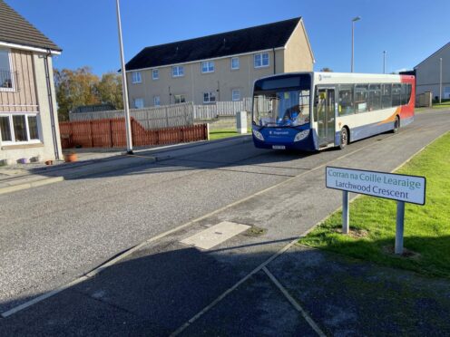 A number of traffic surveys, like this one on MacAskill Drive in Milton of Leys, have popped up all over Inverness. Image: DC Thomson