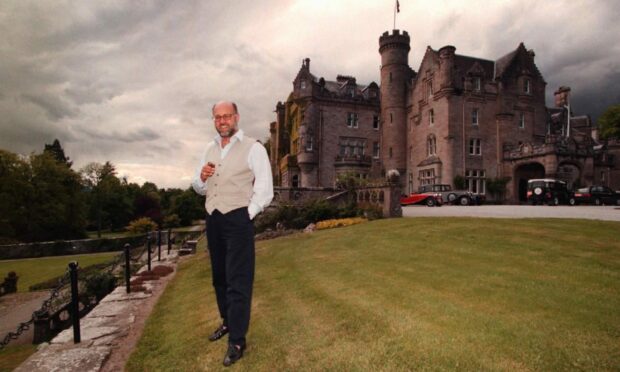 Peter de Savary at Skibo Castle, one of his ambitious Highland holdings.  Image: Ken Macpherson.
