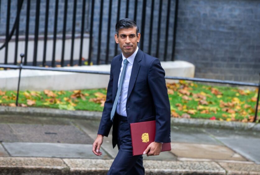 Prime Minister Rishi Sunak warned there would need to be a "conversation" on Aberdeen's market millions, if pedestrianisation was abandoned. ImagE: Tayfun Salci/ZUMA Press Wire/Shutterstock.