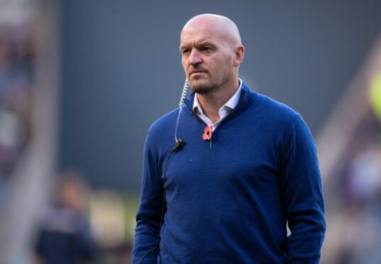 Sctoland head coach Gregor Townsend at Murrayfield.