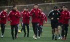 Aberdeen training in Atlanta during a winter training camp in the United States. Image: Craig Foy/SNS