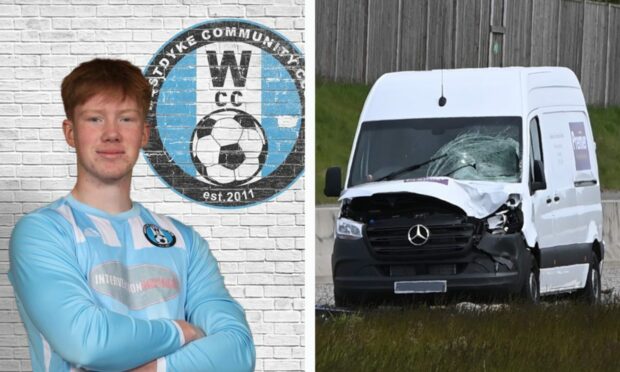 Flynn Scott, 18, was critically injured when he was hit by a van on the AWPR. Image: Facebook/Kenny Elrick/DC Thomson