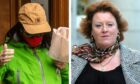 Lorraine Lobban put on a disguise when she left court, but didn't in 2007 for a separate case. Images: DC Thomson