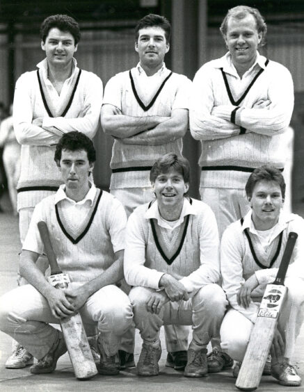 1989 - The north six-a-side indoor cricket champions Aberdeenshire.