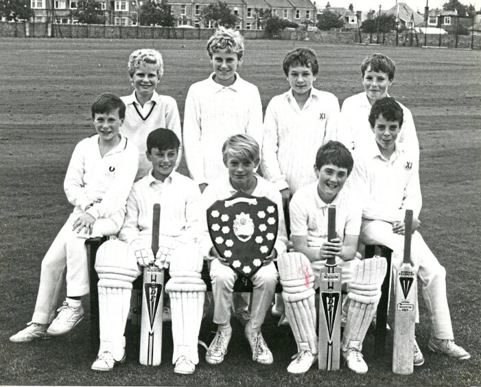 1987 - Aberdeenshire Cricket Club's under 18 team, the Scottish champions, head to England for an eight-a-side tournament.
