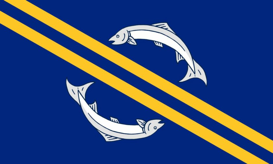 Aberdeenshire Flag B