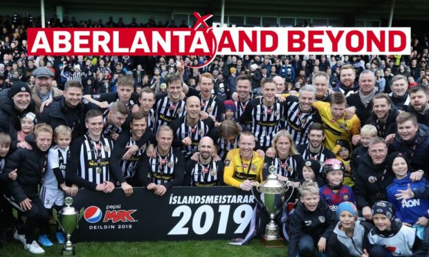 KR Reykjavik after winning the Icelandic title in 2019.
