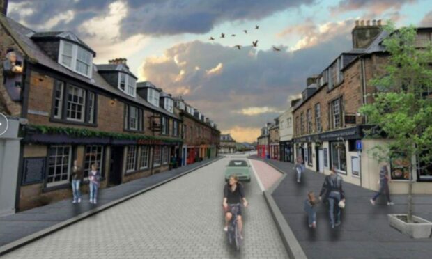 People are split on how Academy Street should be used. Image: Highland Council