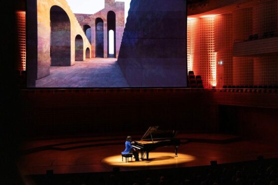 Alice Sara Ott performing classical music in Aberdeen