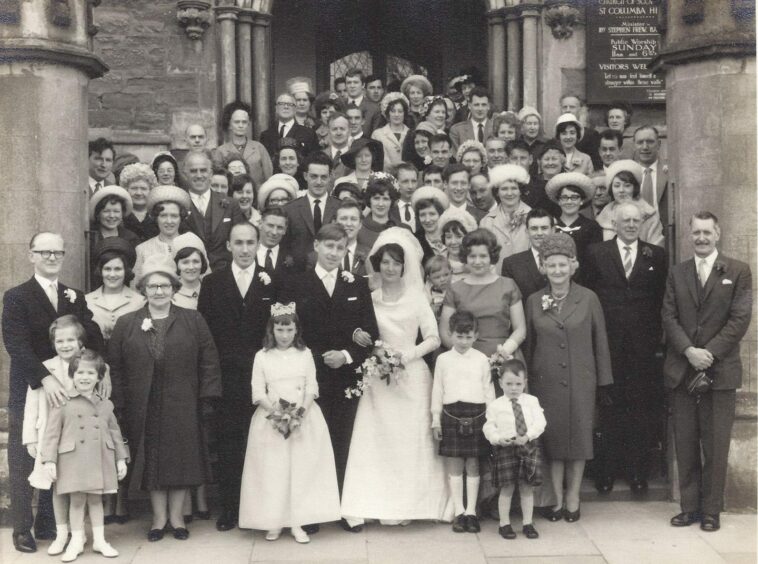 Ann MacKenzie and husband Dolan at their 1966 wedding.