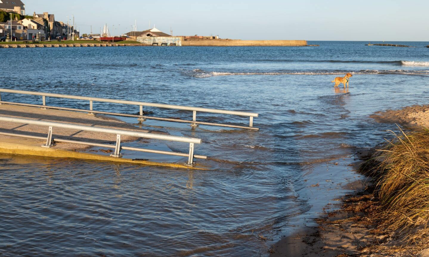 Moray Council considering new signs as new Lossiemouth bridge is flooded