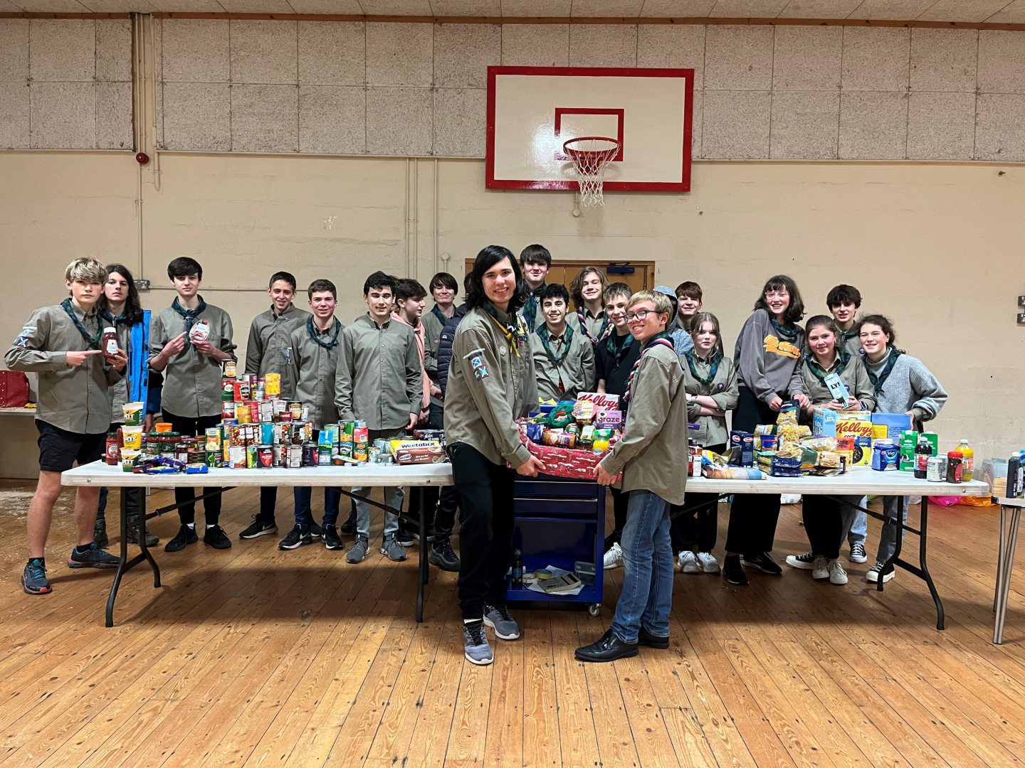 Banchory Moosehunt Explorer Scouts make 'positive difference' by backing Big Christmas Food Appeal - Vimarsana News
