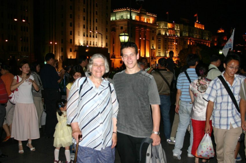 Ben Weber and mum Marian