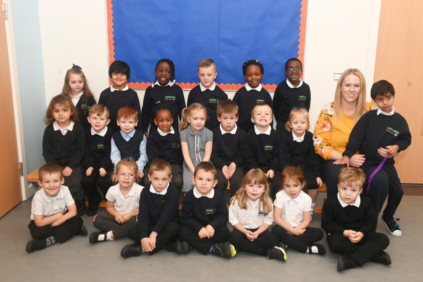 P1AW at Kaimhill School with Mrs Williams
