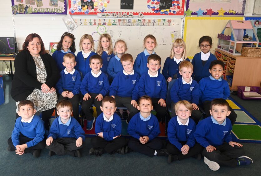 Scotstown Primary School with Mrs Stretton.
