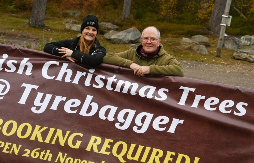 Angela McGoldrick and Keni Wills at Tyrebagger Forest