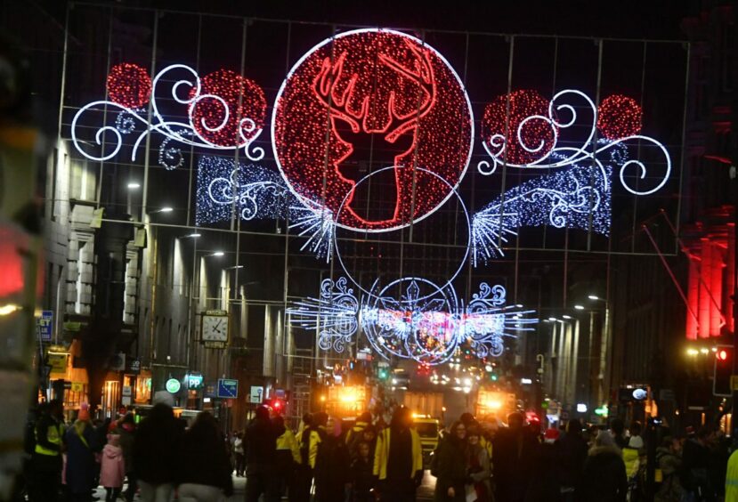 Aberdeen Christmas lights parade 2022