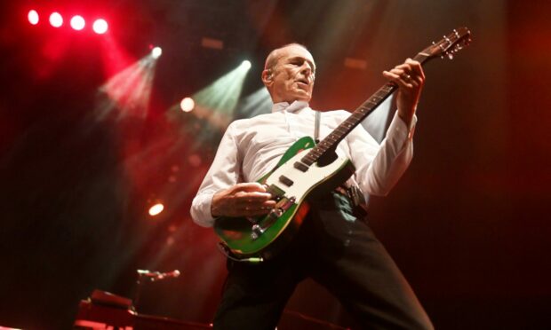 Francis Rossi goes hard in a brilliant Status Quo gig at P&J Live. Image: Chris Sumner/DC Thomson