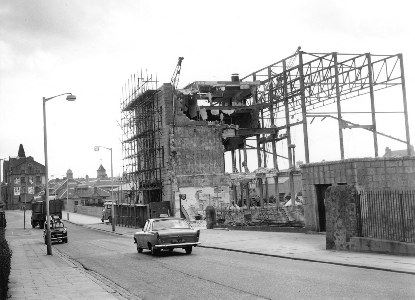 The Astoria at Kittybrewster being demolished in 1967. 