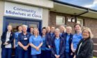 The community midwives team at New Craigs. Image: NHS Highland.