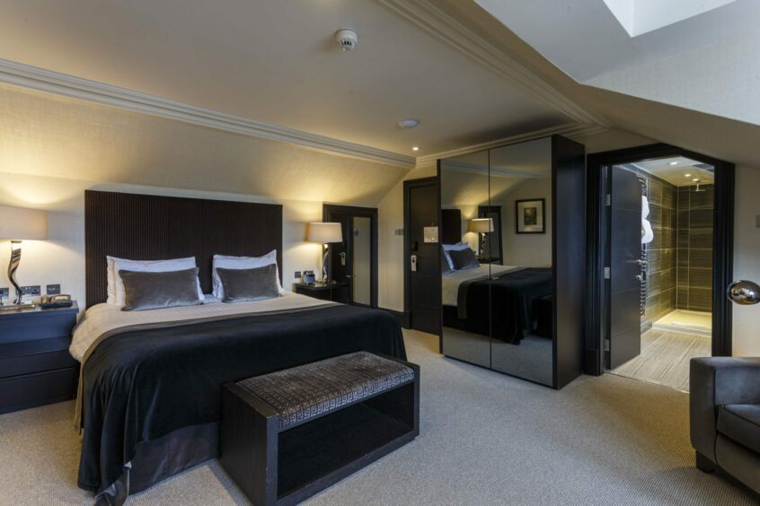 A newly refurbished hotel room at the Chester in Aberdeen